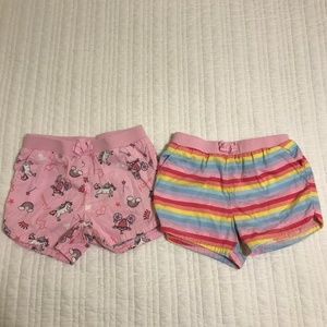 The Children's Place Princess & Striped Shorts 5T